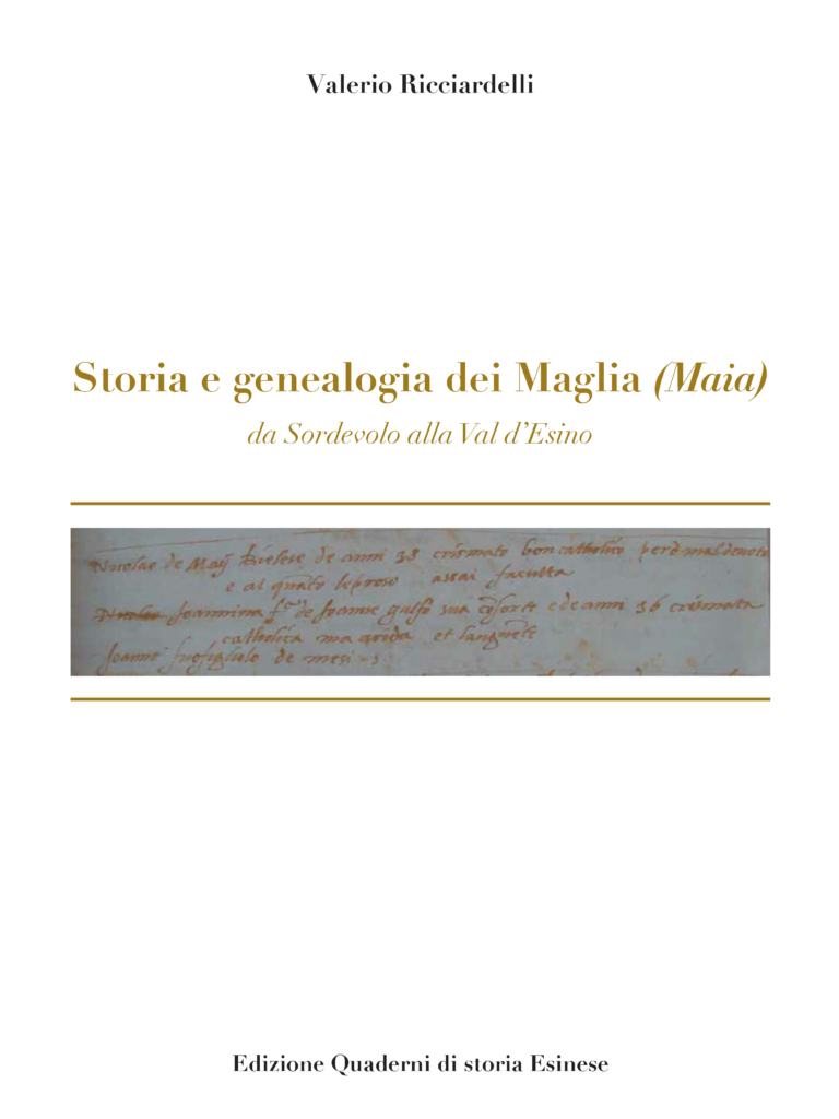 Storia e genealogia dei Maglia (Maia) di RICCIARDELLI Valerio